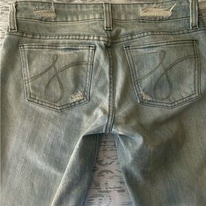 Juicy Faded Blue Distressed Skinny Jeans